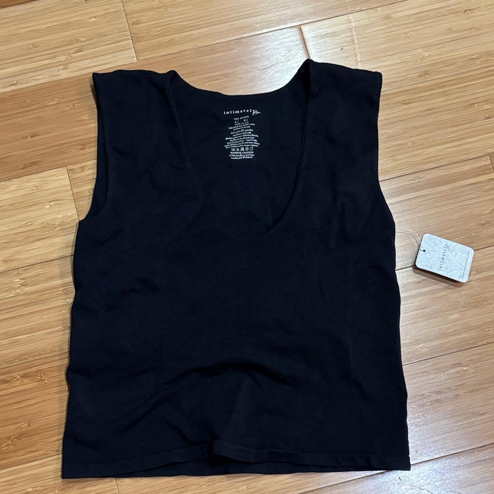 Classic Black Tank Top by Intimately FP